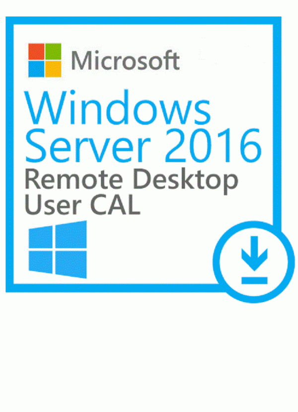 Microsoft Windows Server 2016 Remote Desktop 5-User CAL License
