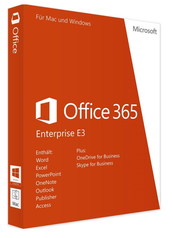 Microsoft Office 365 E3 Enterprise (5 Users / 1 Year)