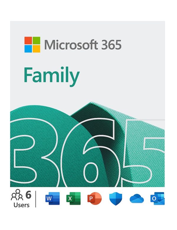 Microsoft Office 365 Family 6 Users 1 Year ( PC MAC )